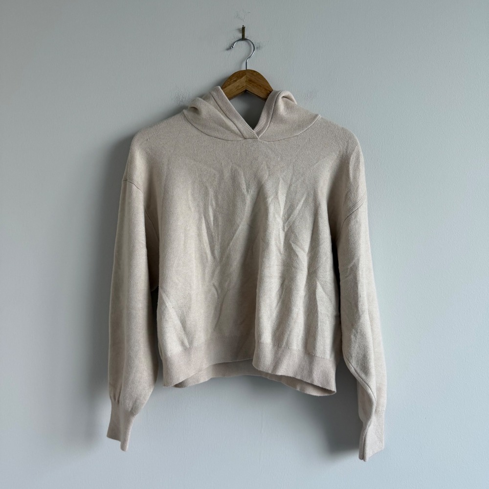 Anthropologie Maeve Cream Sweater Hoodie Size‎ XS